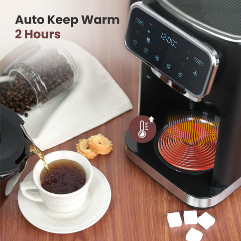 Gevi iced coffee function enables refreshing cold beverages at home.