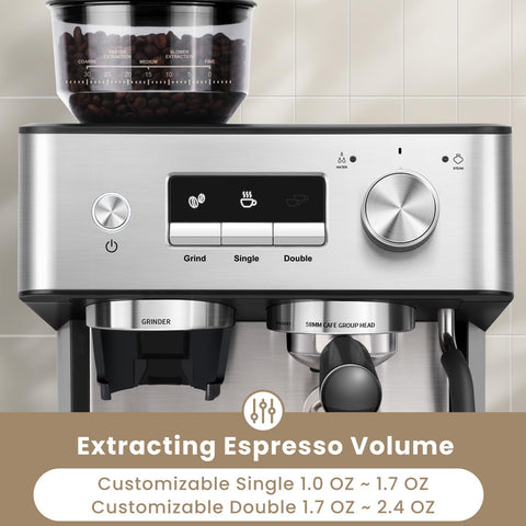 Gevi portafilter and filters—included accessories for versatile espresso