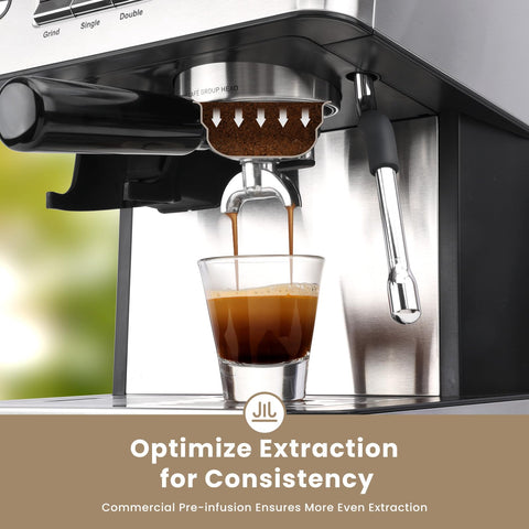 Gevi removable water tank—easy refilling and quick cleanup