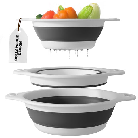 Gevoli dishwasher-safe colander ready for simple cleaning after meals.