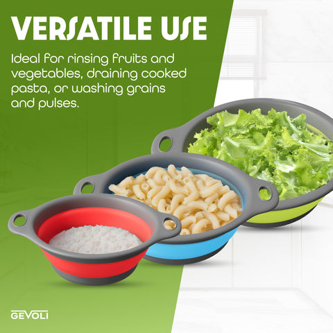 Gevoli 4-piece collapsible set ready for versatile kitchen tasks.
