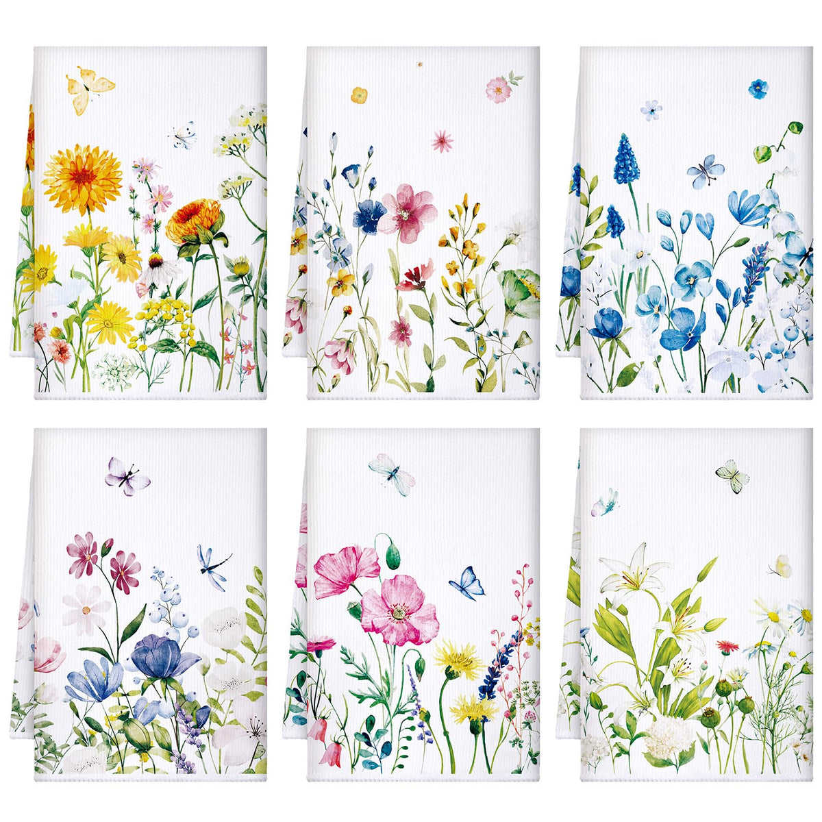 Geyoga flamingo dish towels offer absorbent drying with decorative flair.