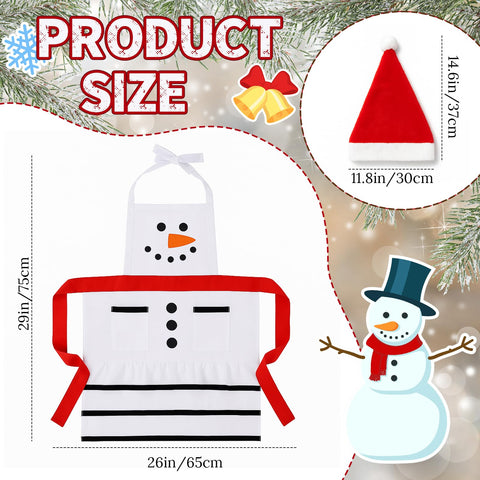 Geyoga gingerbread man design apron keeps clothes clean during baking