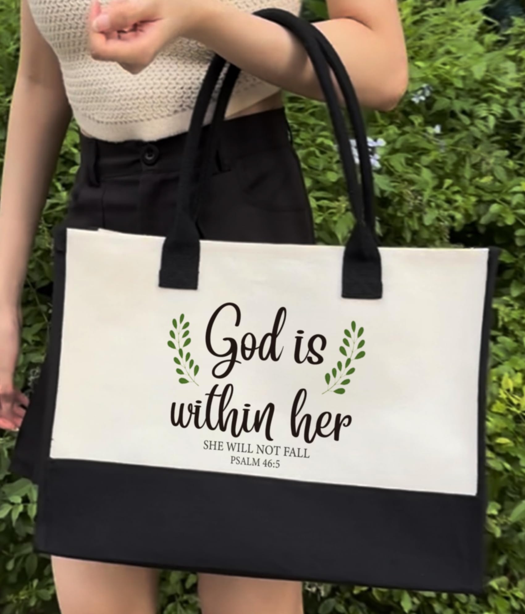 Gezred Durable Handles – comfortable carry for long days at church or work.