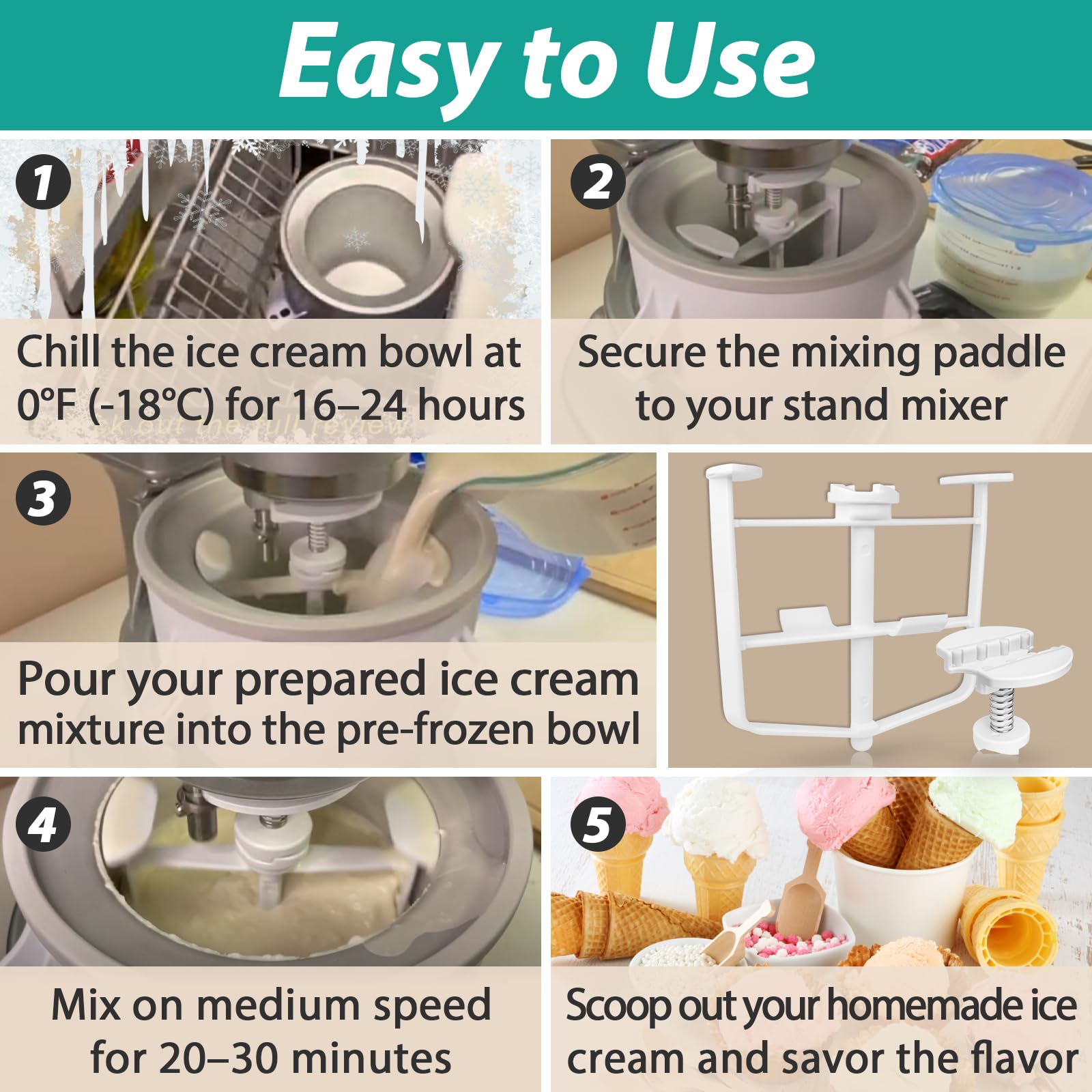 Gfdoso dishwasher-safe parts for quick cleanup after use