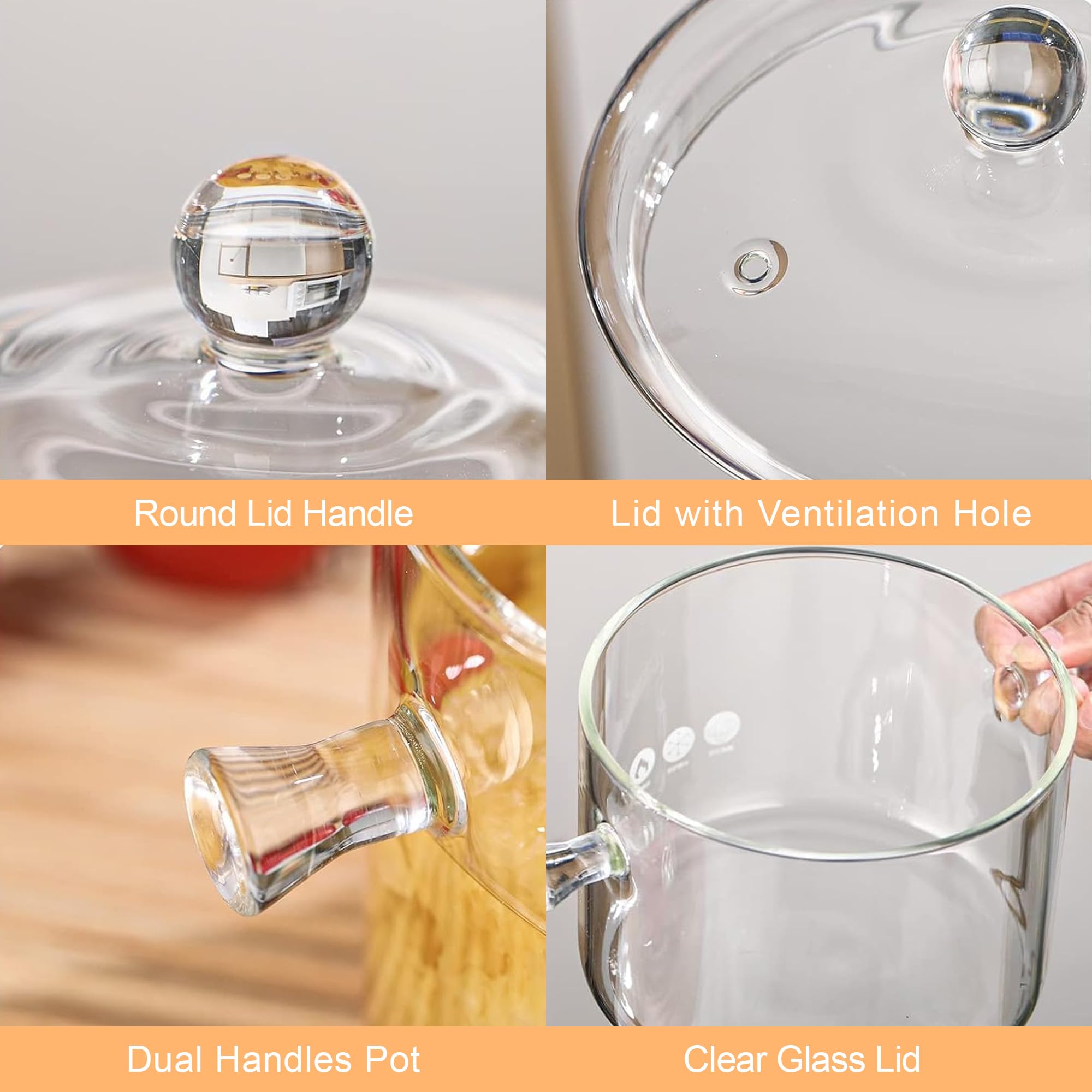 GFZYHEBEI glass saucepan highlights aroma during slow simmer