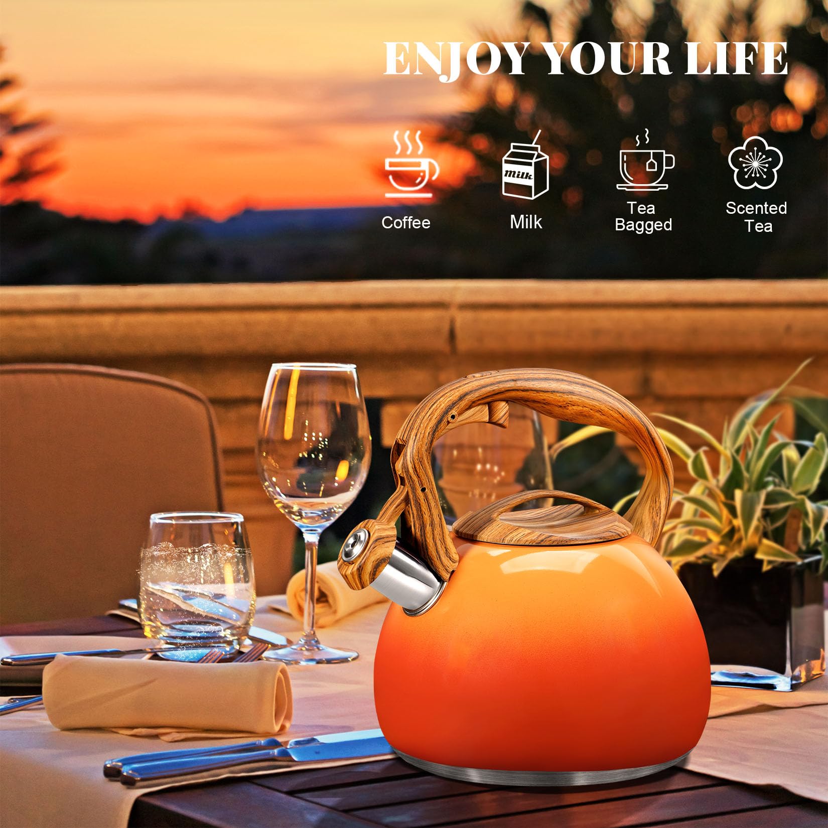 GGC stainless steel body is easy to clean and durable