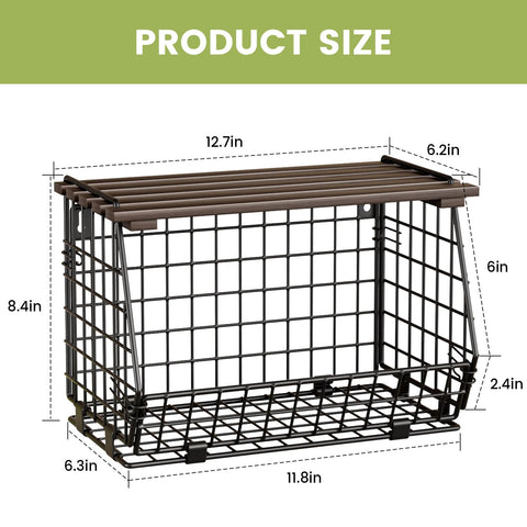 GGIU multi-use basket suitable for pantry, office, or bathroom storage