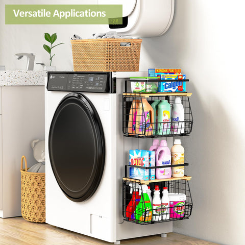 GGIU multi-use magnetic shelf—adapts to fridges, washers, or cabinets.