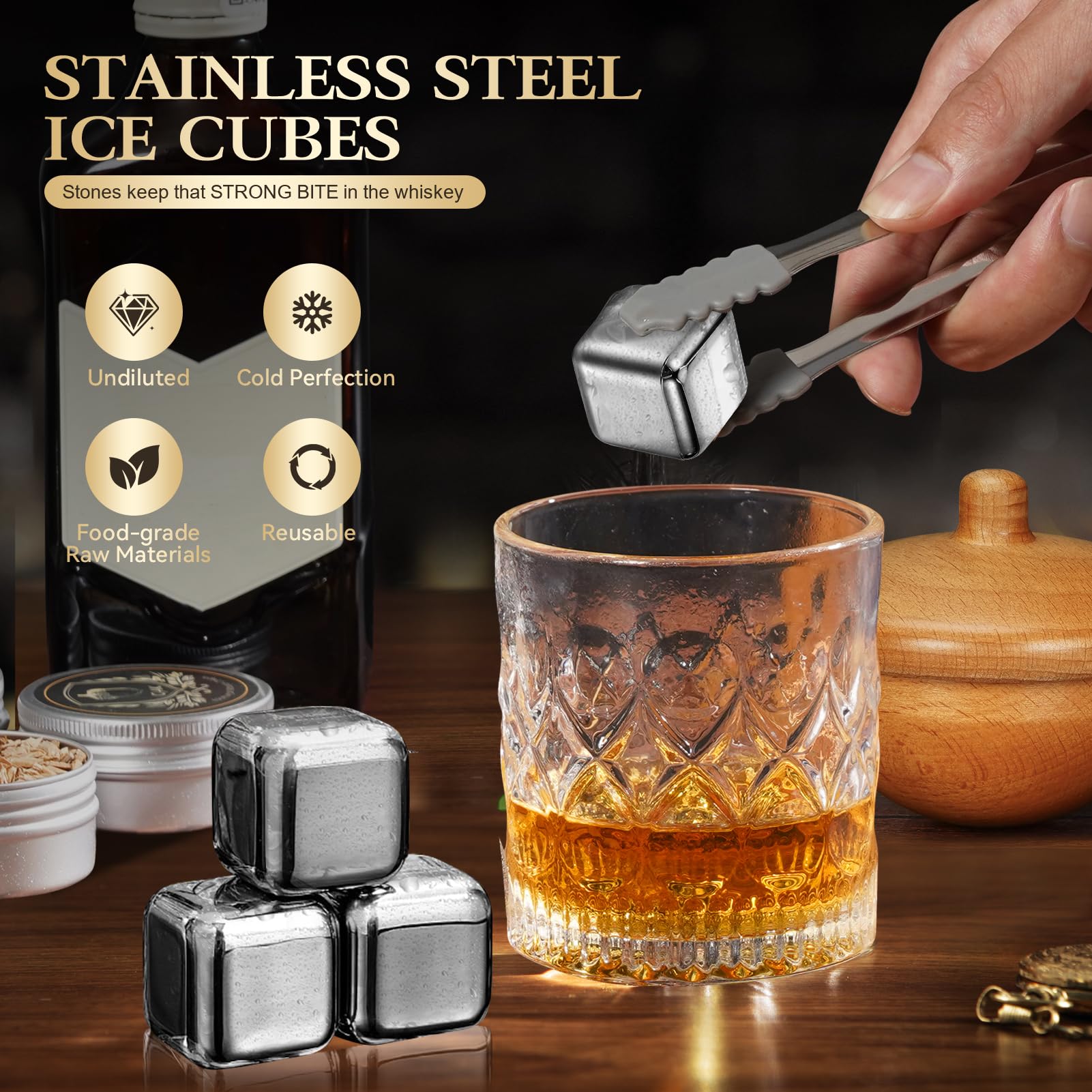 G GOOD GAIN complete smoking kit accessories include filters, spoon, clip and brush.