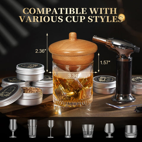 G GOOD GAIN hickory wood chips add bold, savory smoke to bourbons.