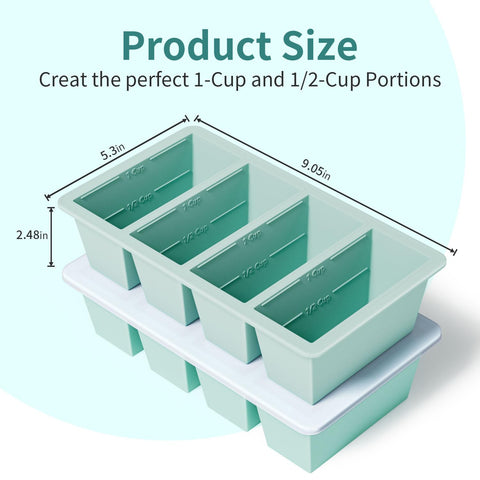 Reinforced stainless-steel frame provides stability for stacked freezer cubes.