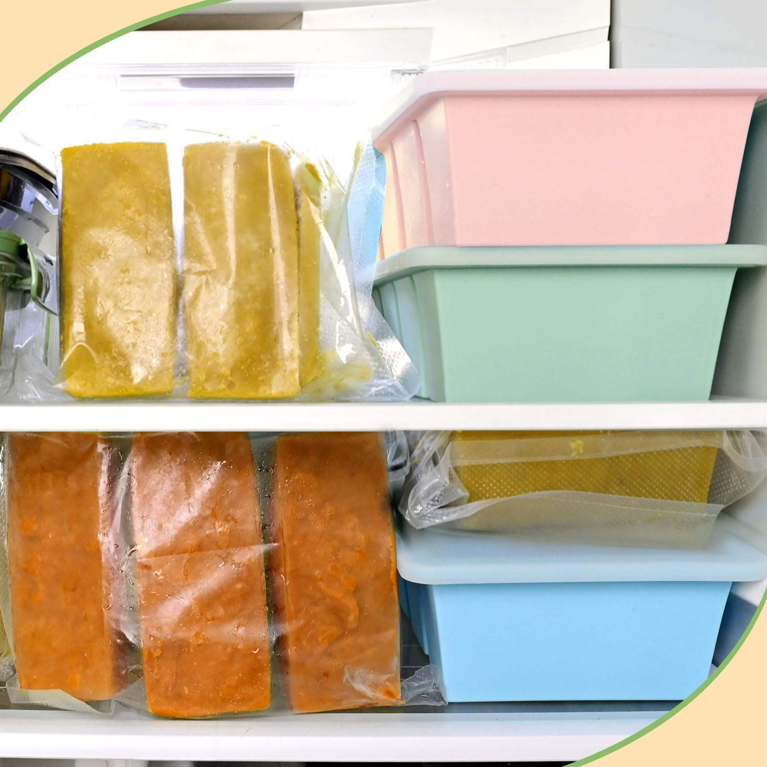 GGOW silicone freezer tray dishwasher and oven safe for versatile use