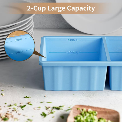 GGOW silicone freezer trays help keep flavors contained and freeze-time organized.