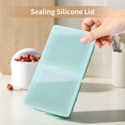 GGOW stackable design saves freezer space and organizes meals.