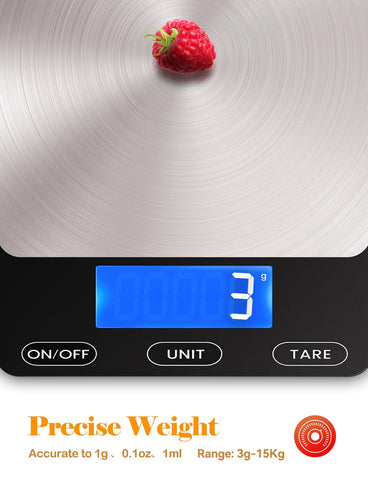 GGQ Food Scale auto-off to save battery during meal prep