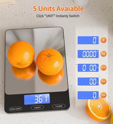 GGQ tare function isolates ingredients for accurate portions.