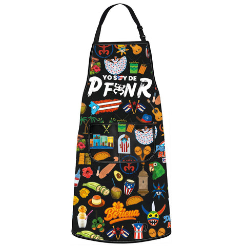 G2TUP Puerto Rico cooking apron care: wipe clean, avoid aggressive rubbing.