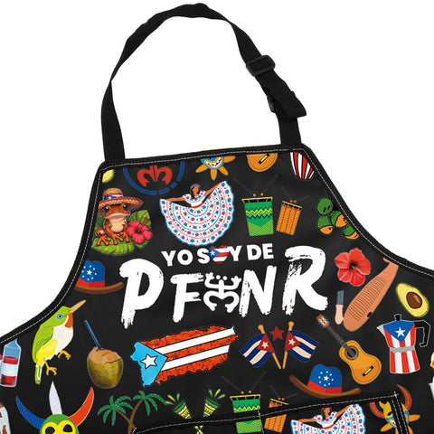 G2TUP Puerto Rico cooking apron is versatile for barbecue, cooking, and more.