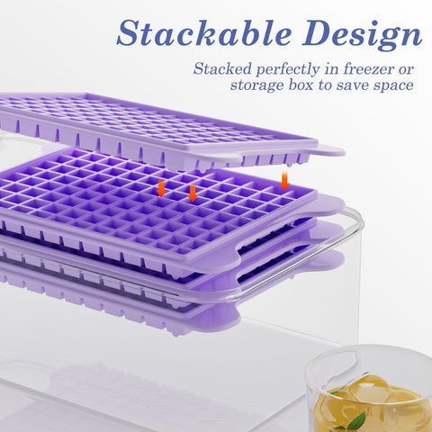 GGUW freezer storage bin keeps ice organized and accessible