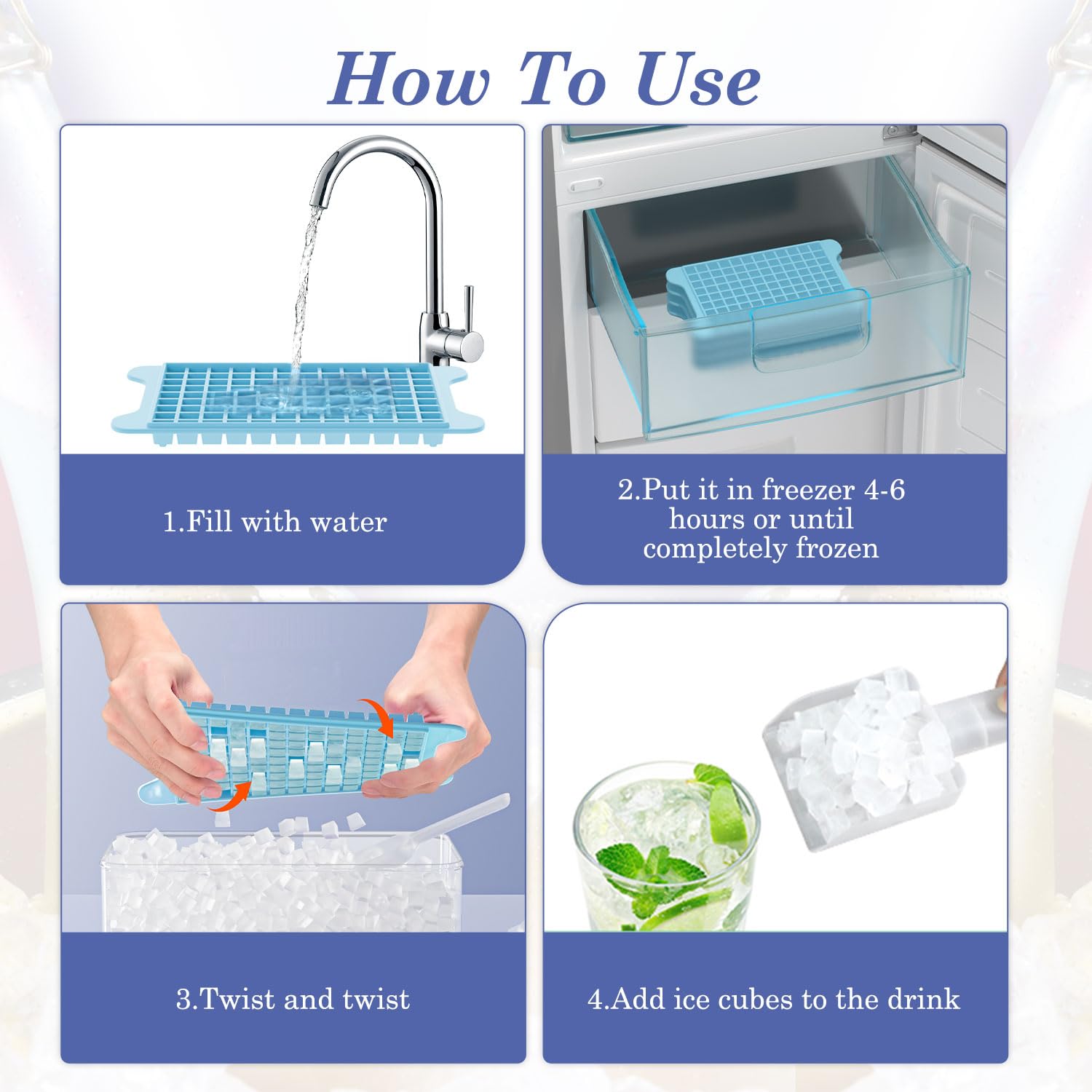GGUW premium PP material for durable, dishwasher-safe use.