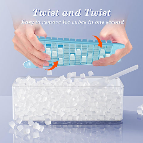 GGUW tray stackable design saved for freezer space.