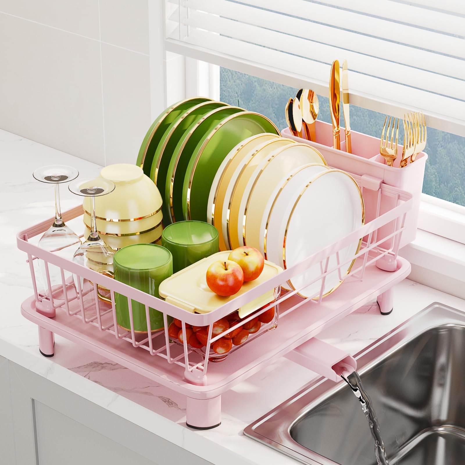 GHERISN rustproof stainless steel rack resists corrosion for kitchen use.