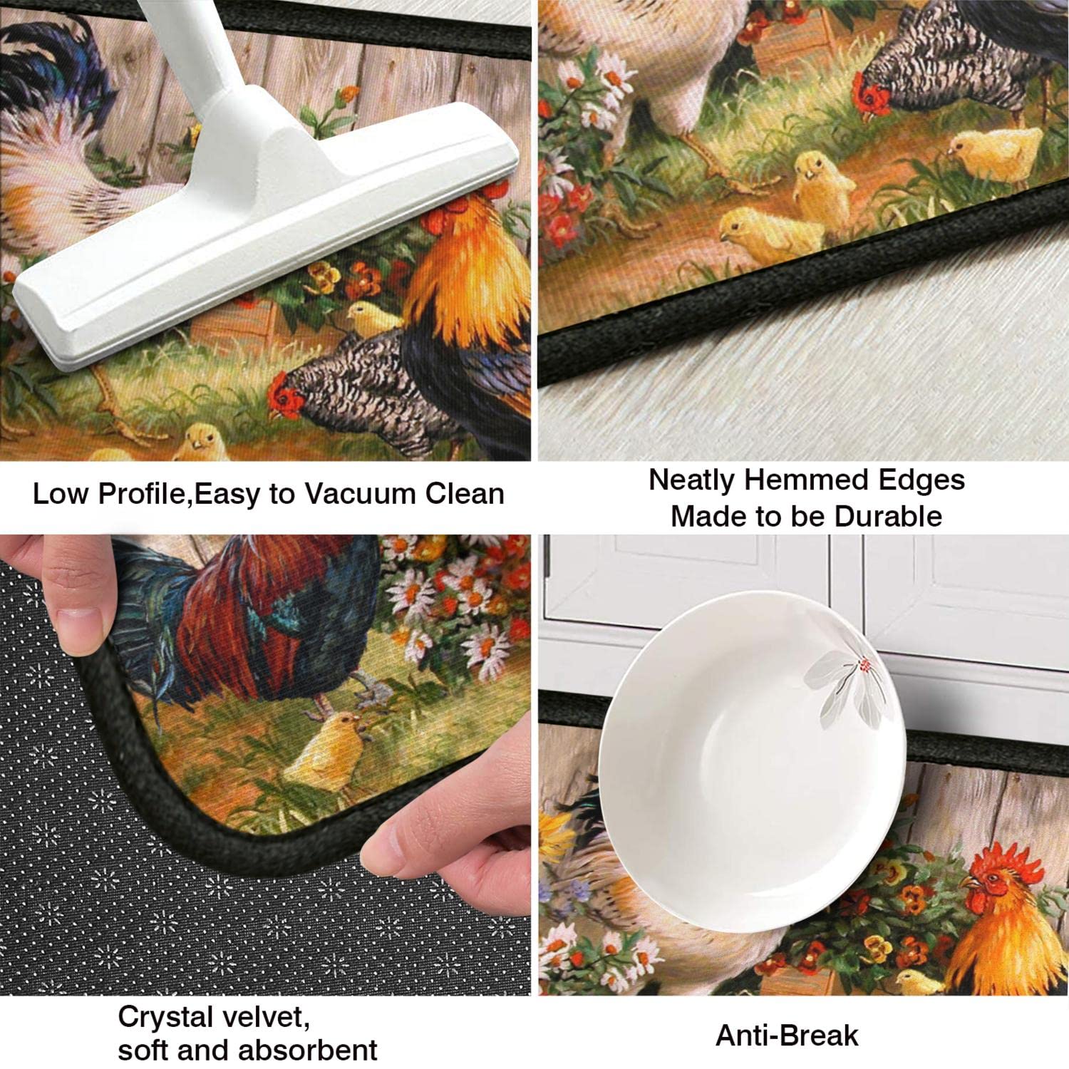 Ghroiep farmhouse-entry mat ideal for busy counters and doorstep patios.