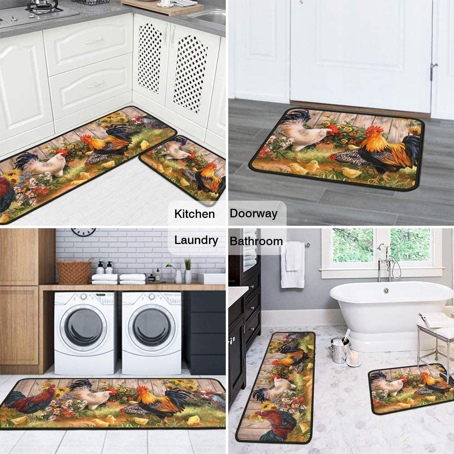 Ghroiep sunflower decor scene brings bright farmhouse charm to your kitchen.
