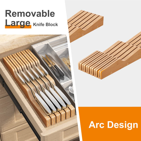 GHWIE 11-knife capacity dock illustrates versatile knife storage