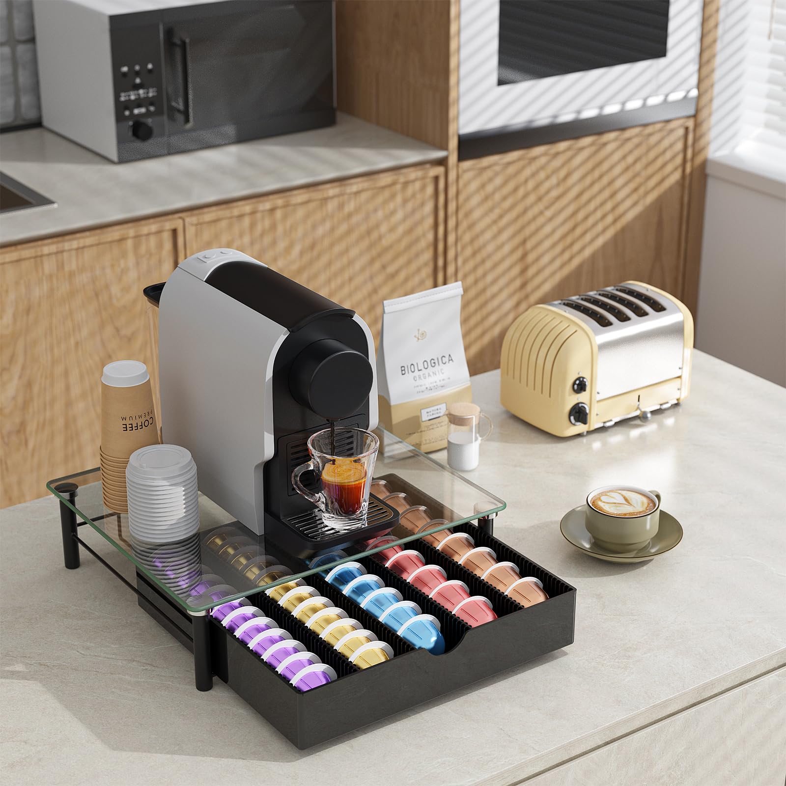 Gianotter durable one-piece molded drawer for longevity and clean aesthetics