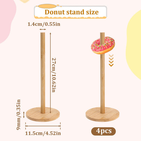 Giantree donut stand pole length supports tall, eye-catching dessert towers