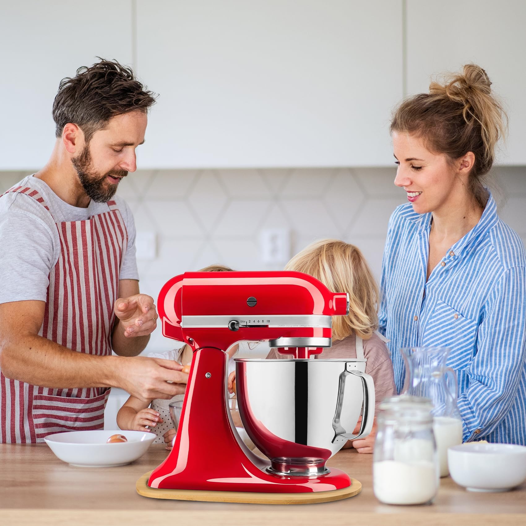 GIASSVIO bamboo mixer slider natural finish complements any kitchen aesthetic
