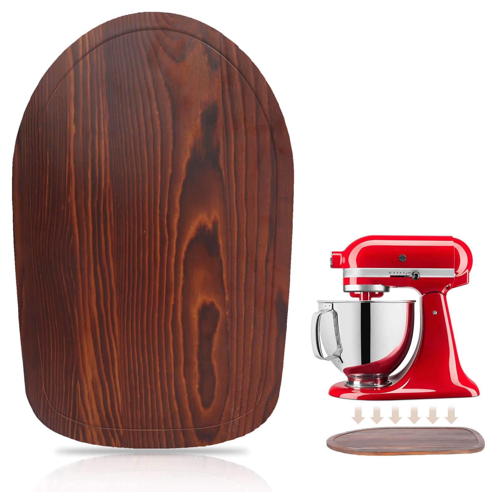 GIASSVIO mixer-slider side view for KitchenAid, easy corner-to-workspace movement