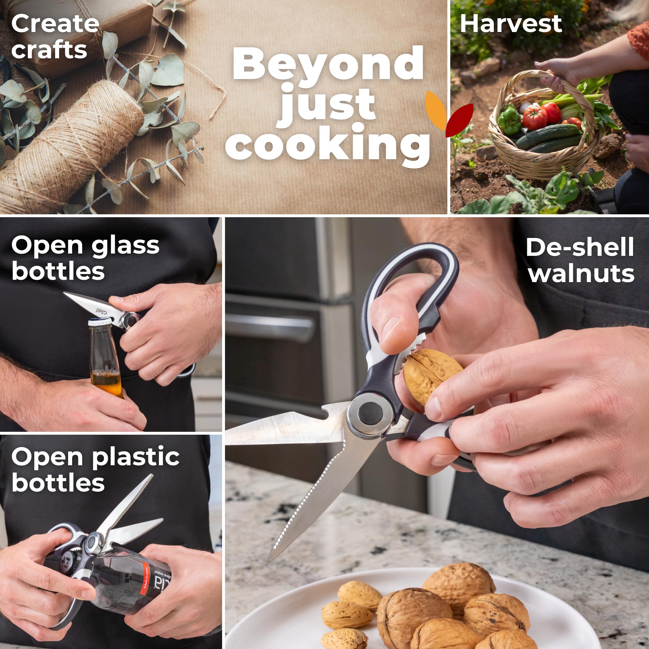 Gidli dishwasher-safe design for easy cleanup after cooking.