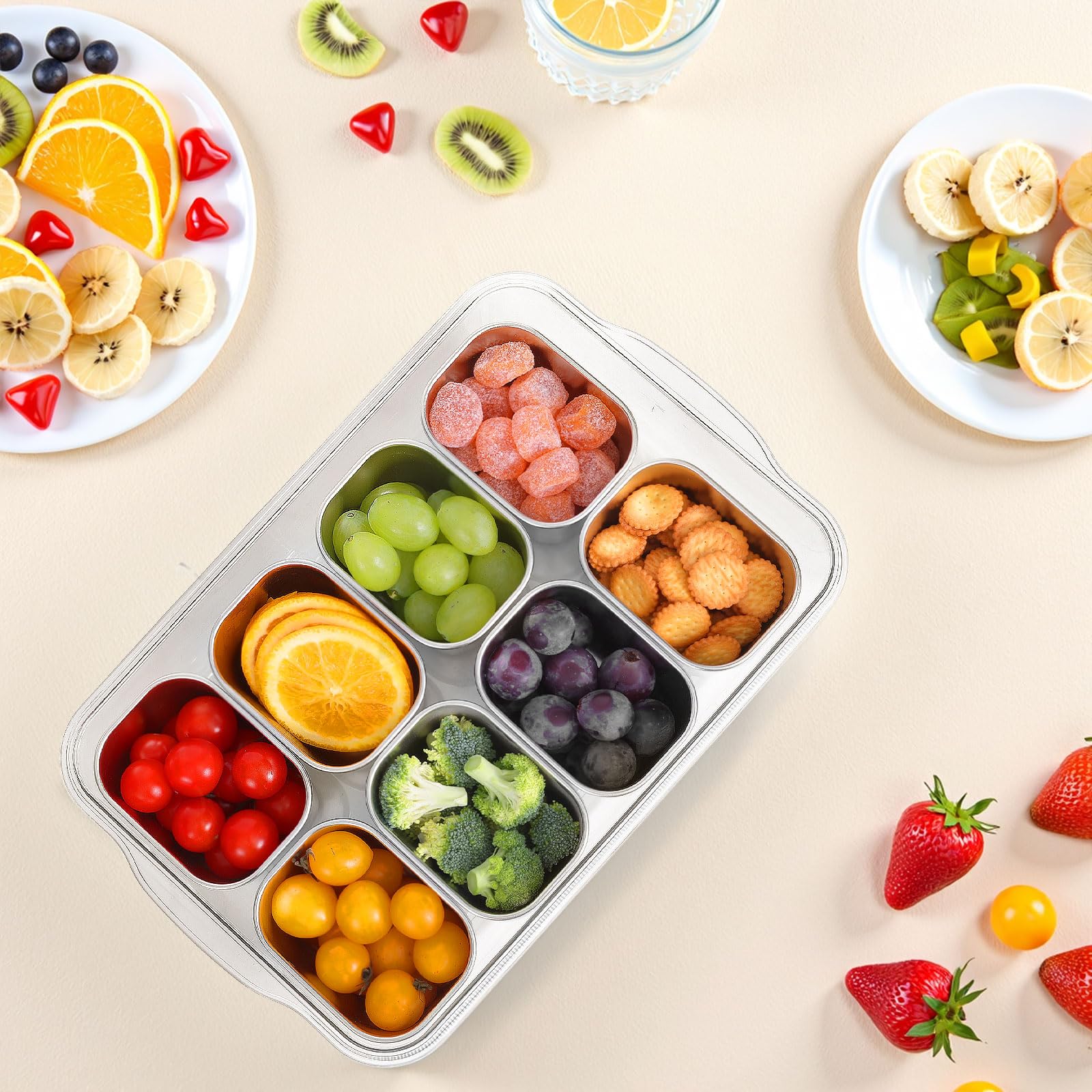 Gifhomfix Snackle Box dishwasher-safe design simplifies cleanup after gatherings.