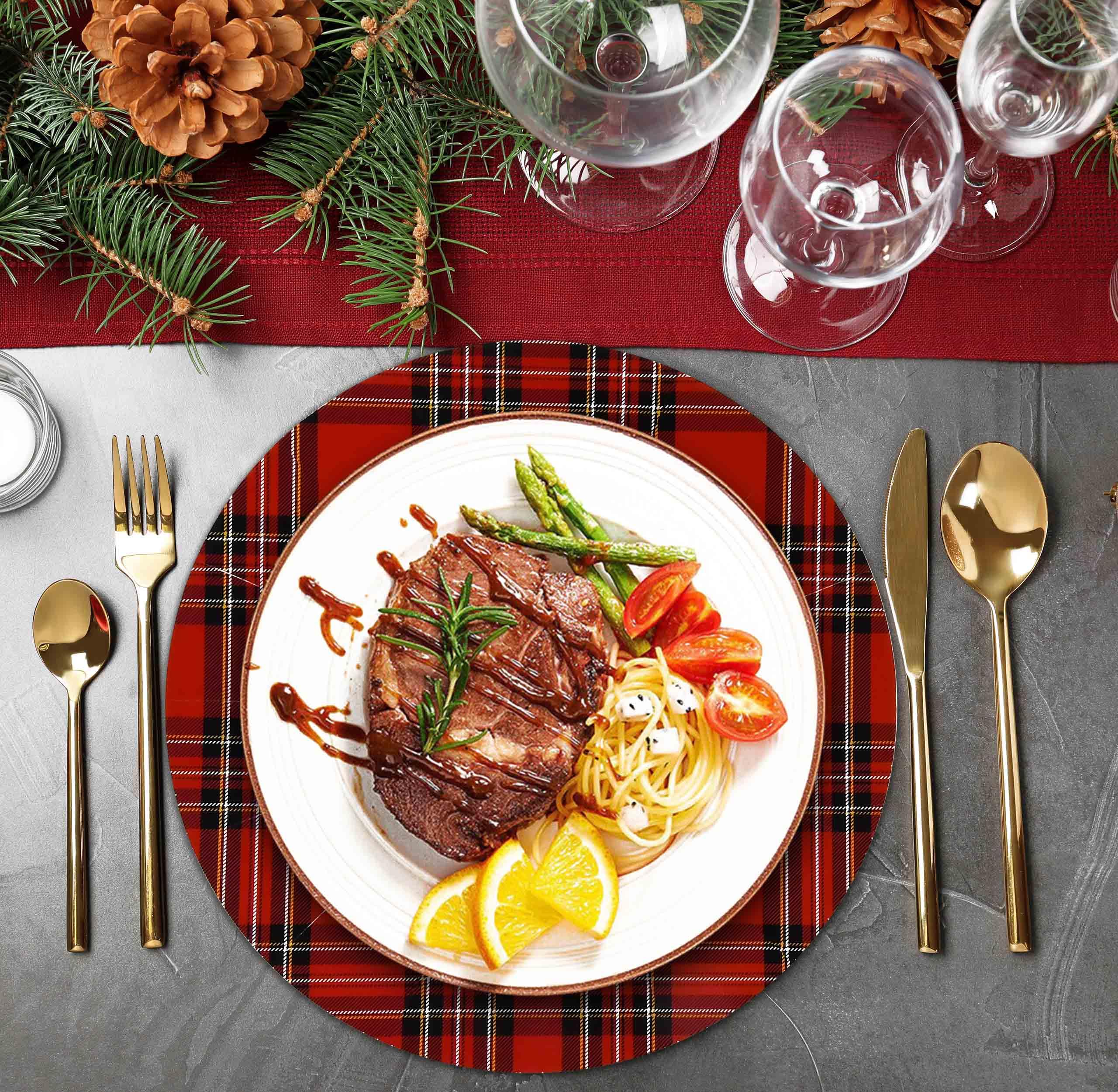 Gift Boutique charger plates 13in easy cleanup after events.