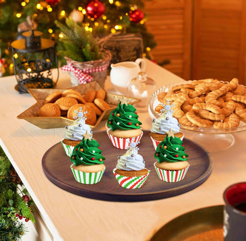 Gift Boutique cupcake liners add color to bites like candies and petite desserts.