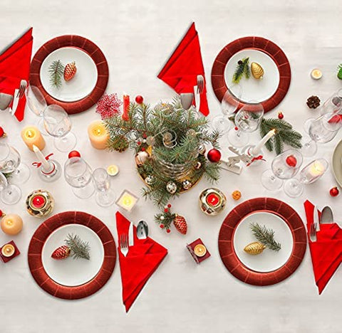Gift Boutique disposable dinner charger plate sturdy design ideal for weddings and festive events.