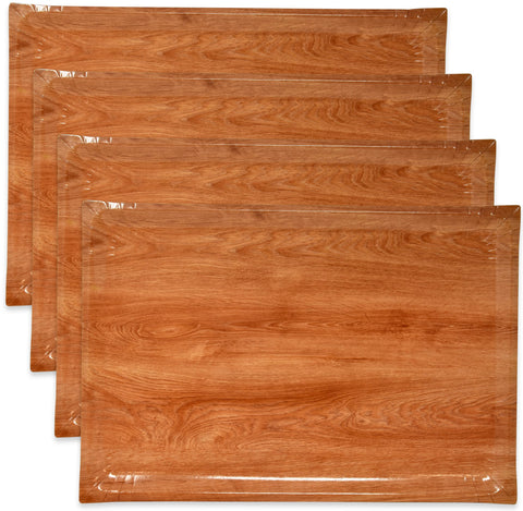 Gift Boutique rustic brown rectangular trays add party-ready serving displays.