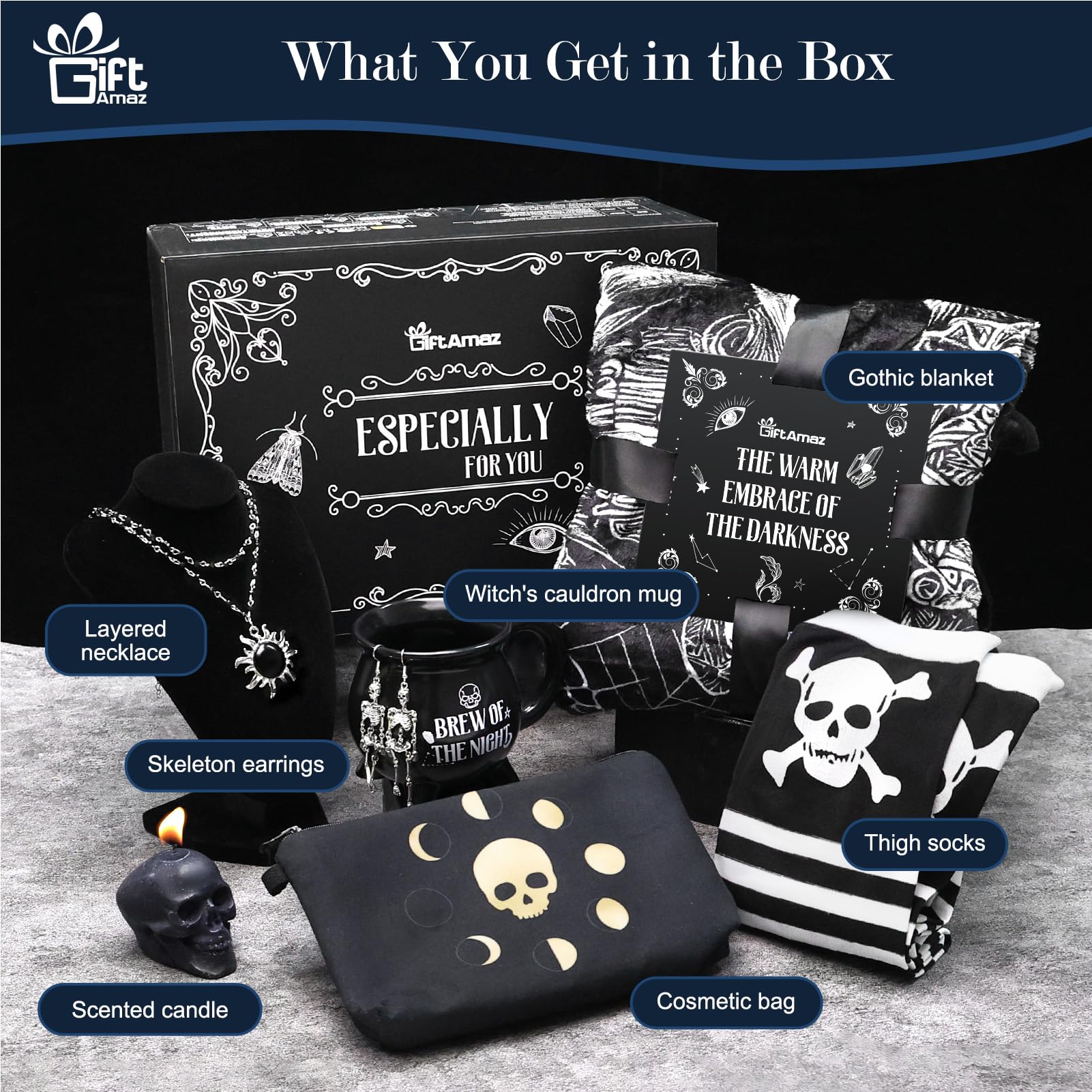 GiftAmaz skull candle delivering a soothing, long-lasting aroma