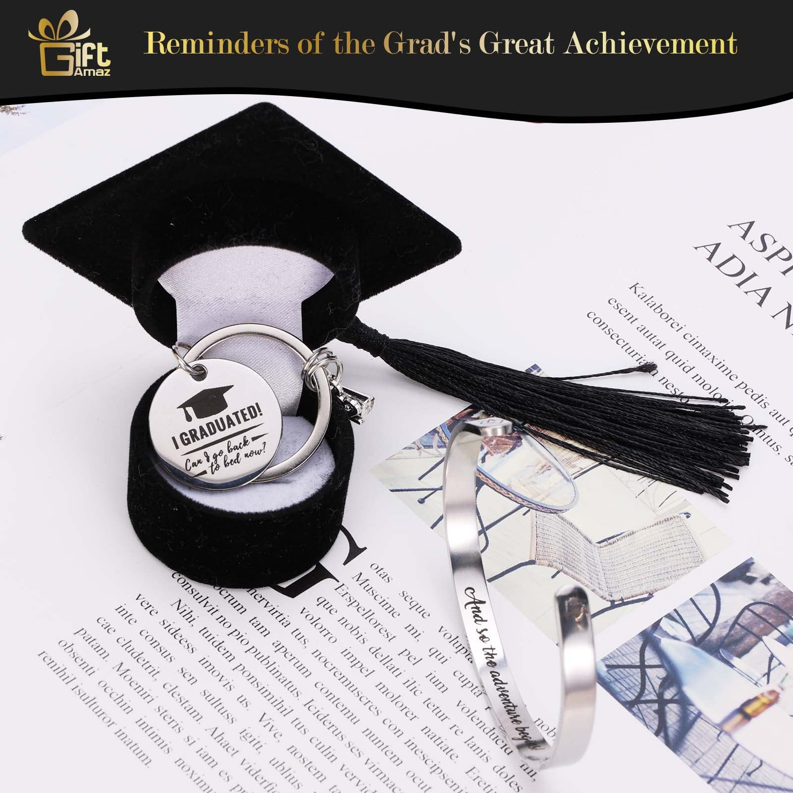 GiftAmaz graduation cap storage box, chic and practical for small keepsakes.