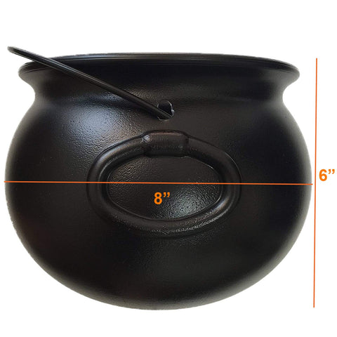 GiftExpress 8-inch cauldron dimensions for planning setups.