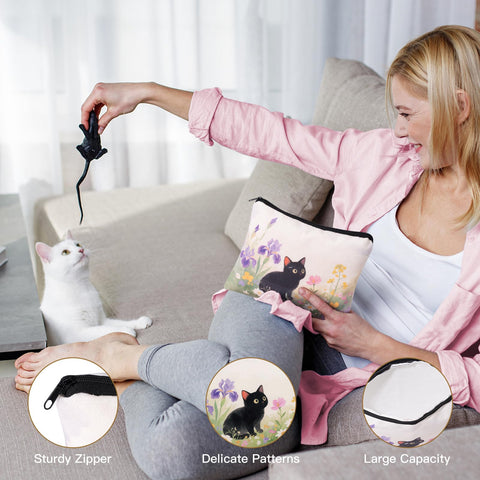 Giftissimo cat keychain – durable metal accessory for keys.