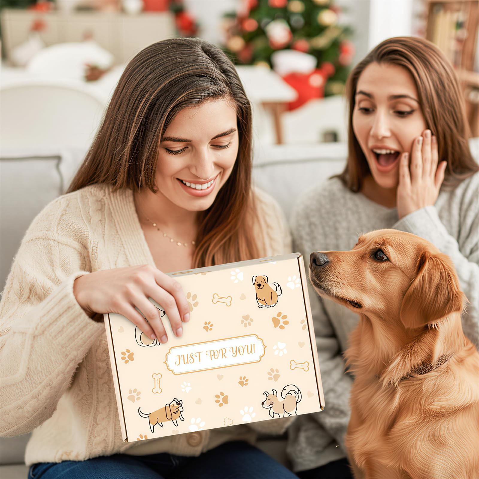 Giftissimo dog lover gift box showcasing curated items
