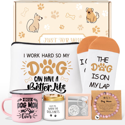 Giftissimo dog mom mug featuring Best Dog Mom Ever for morning coffee moments