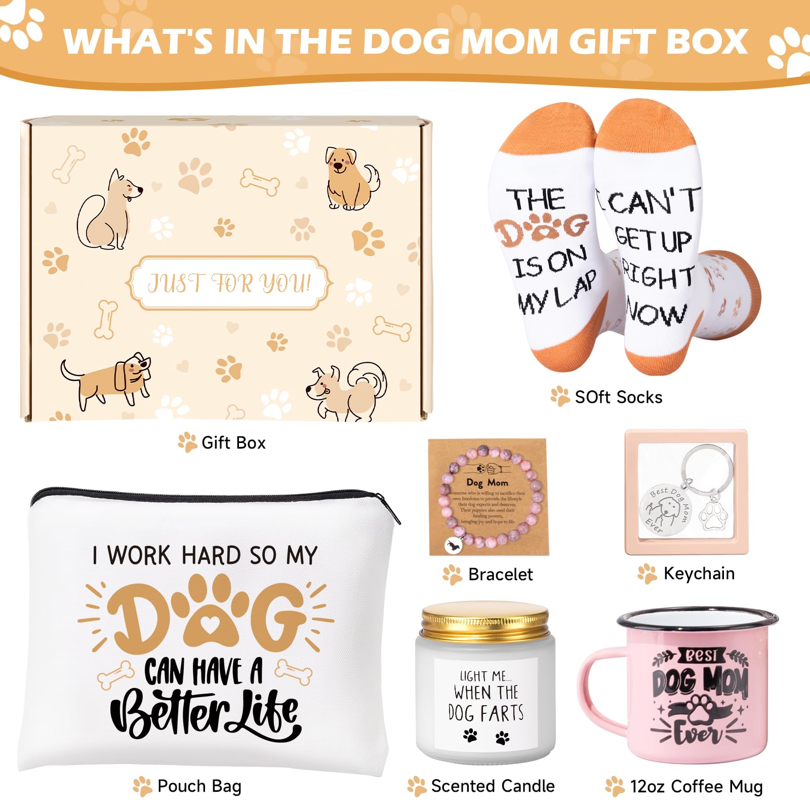 Giftissimo scented candle for dog lovers in a cozy home setting