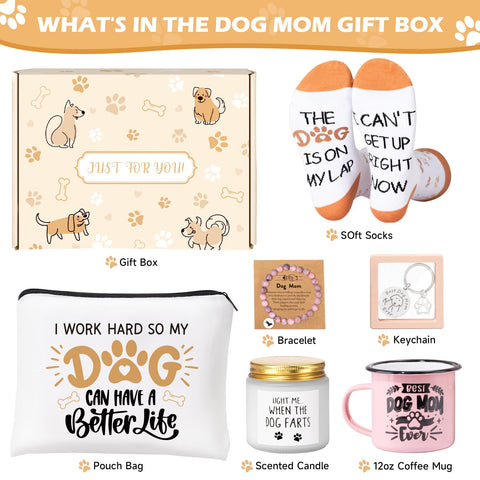 Giftissimo scented candle for dog lovers in a cozy home setting