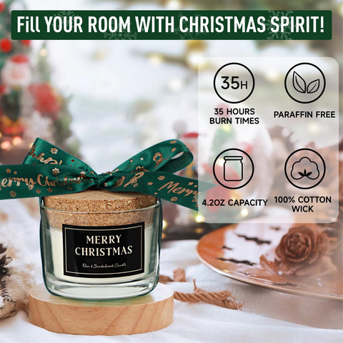 GiftPeak Snowflake Candle offering relaxing soy aroma