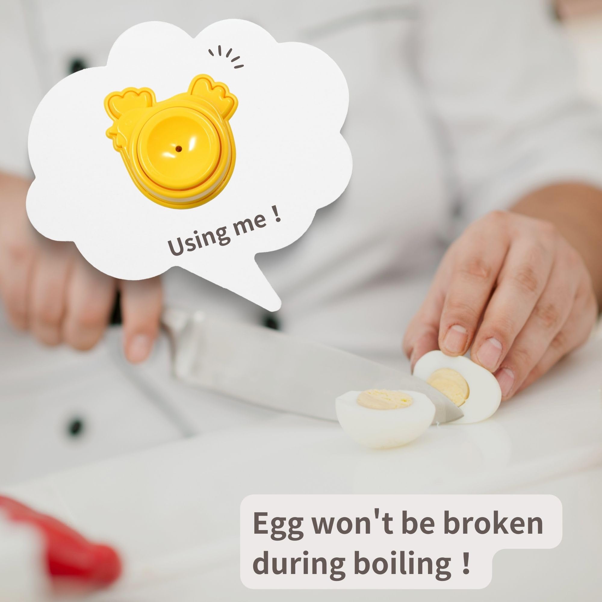 Gifu Seki egg hole punch preps eggs for quicker peeling after boiling